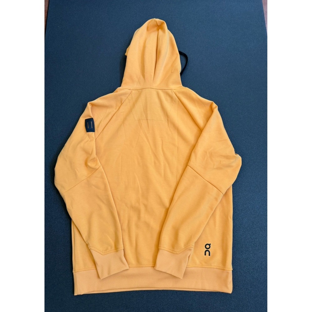 On Cloud Tech Performance Pullover Hoodie Sweatshirt Orange Men's Large - Picture 2 of 5